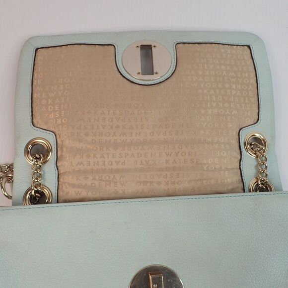 Kate Spade Astor Court Cynthia Grace Blue Quilted Leather Shoulder Bag WKRU2650 - Picture 12 of 15